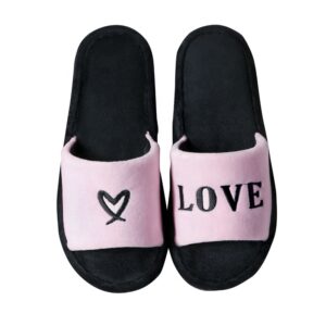 Open-toed Home Thermal Cotton Flip-flops